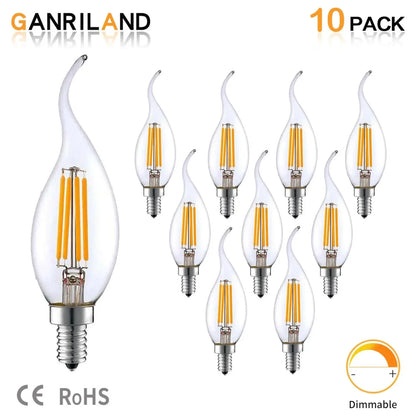 DecorBites™ C35 4W Dimmable LED Filament Candle Bulbs E14 220V - 35W Equivalent