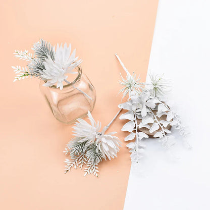 DecorBites™ Decorative Flowers Wreaths for Home Wedding DIY Gifts Bouquet Artificial Plants