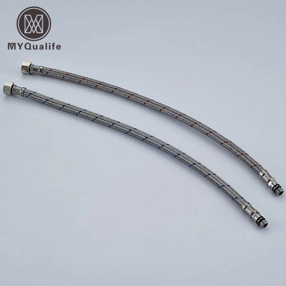 DecorBites™ 40cm Stainless Steel Faucet Plumbing Hose for Hot & Cold Water