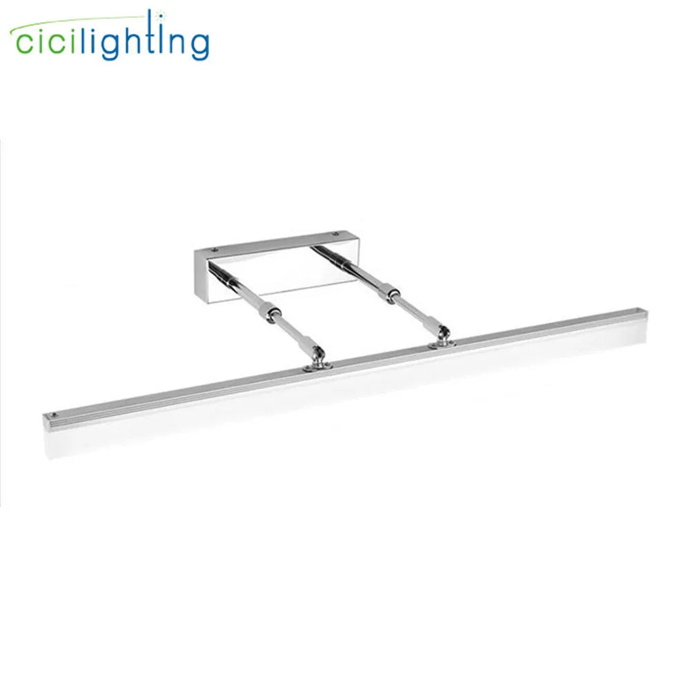 DecorBites™ LED Vanity Lights for Bathroom Mirror Lighting Cabinet - Black Silver Chrome