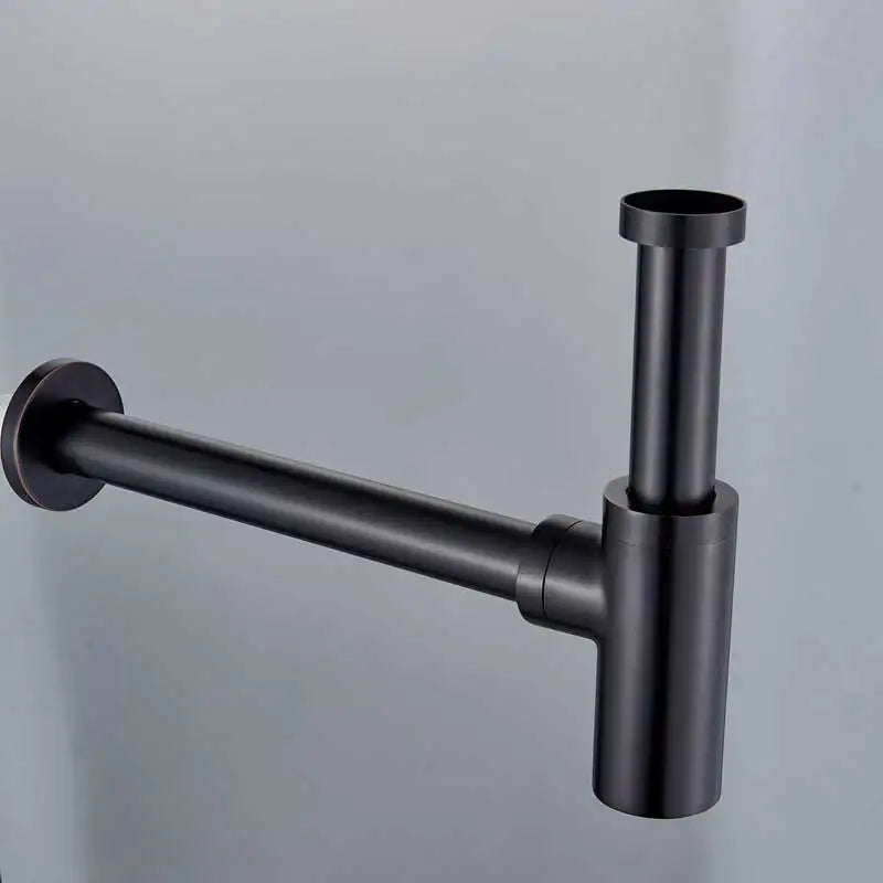 DecorBites™ Brass Basin Tap Siphon Kit, Pop Drain Deodorization, Chrome/Black/Bronze