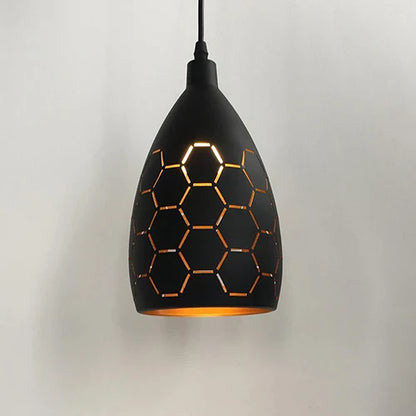 DecorBites™ LED Iron Cage Pendant Light - Modern Metal Fixture for Living Room and Restaurant