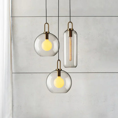 DecorBites™ Glass Ball Pendant Light: Luxury Restaurant & Bar Nordic Bedroom Lamp