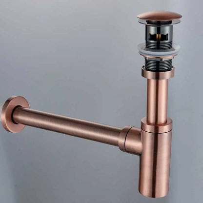 DecorBites™ Brass Basin Tap Siphon Kit, Pop Drain Deodorization, Chrome/Black/Bronze