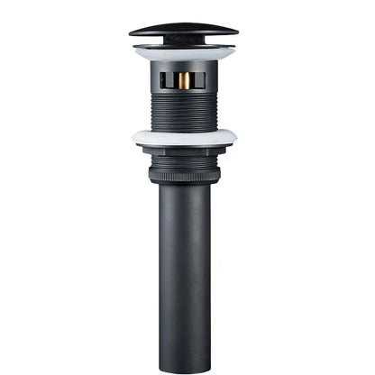 DecorBites™ Brushed Nickel Faucet Vanity Sink Pop-up Drain Stopper Overflow Drainer
