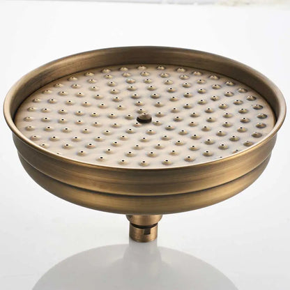 DecorBites™ Antique Brass Shower Set with 3-Way Diverter and Handshower