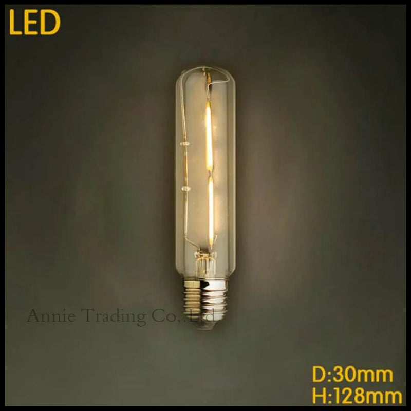 ™ LED Filament Bulb E27 T10 T185 T225 T300 Vintage Tubular Edison Bulb