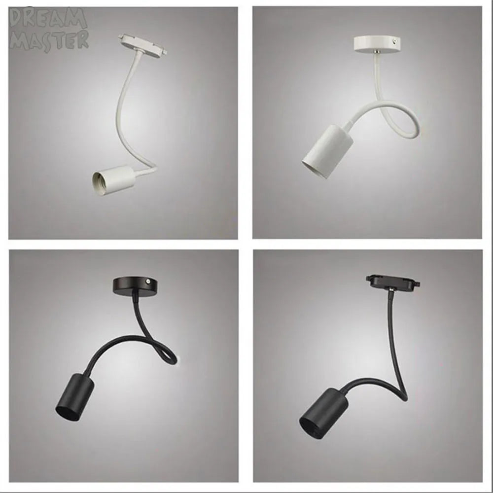 DecorBites™ LED Flex Track Light for Clothing Stores - Black White Bendable Rod Bend Lighting