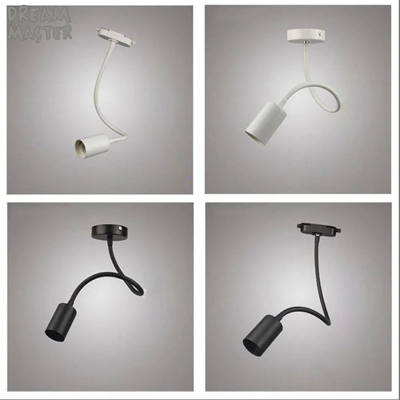 ™ LED Flex Track Light for Clothing Stores - Black White Bendable Rod Bend Lighting