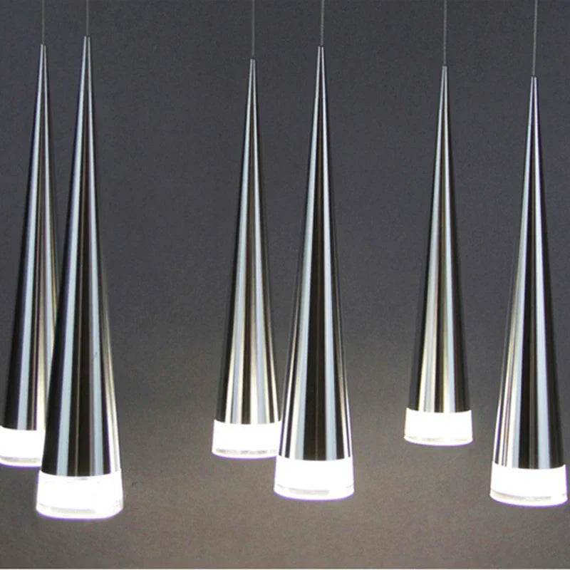 DecorBites™ Conical Pendant Light: Modern Aluminum Industrial Lighting for Home, Living Room, Cafe.
