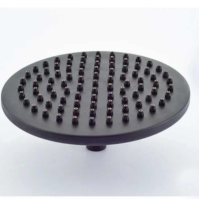 DecorBites™ 8" Brass Shower Head: Bathroom Rainfall Replacement for Handshower Faucet