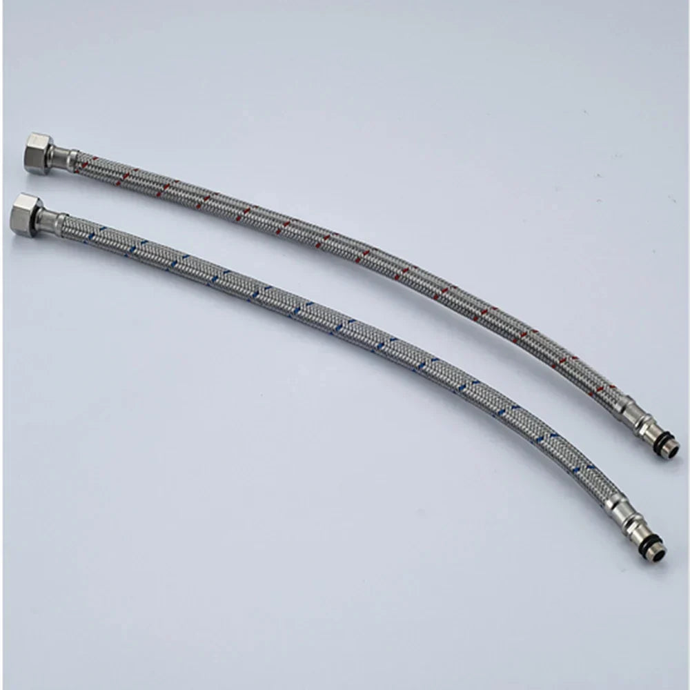 DecorBites™ 60cm Stainless Steel Plumbing Hose for Hot and Cold Water