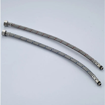 DecorBites™ 60cm Stainless Steel Plumbing Hose for Hot and Cold Water