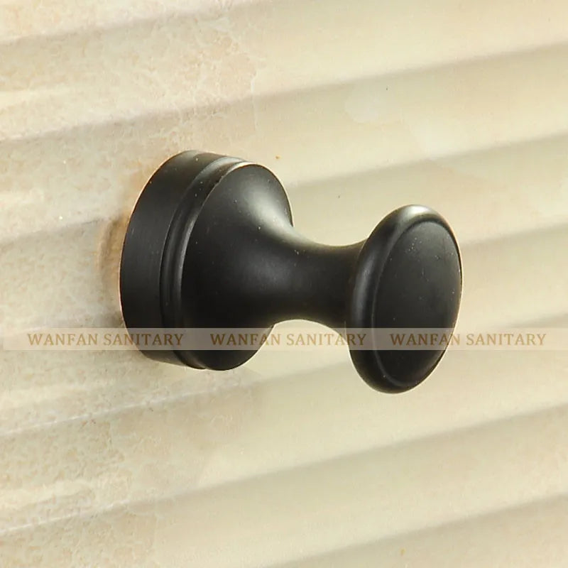 DecorBites™ Antique Brass Robe Hook Single Clothes Hanger Towel Bathroom Coat Door Hooks