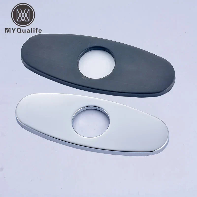 DecorBites™ 6" Deck Plate Cover for Bathroom Kitchen Sink Faucet