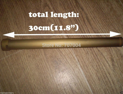 DecorBites™ Antique Brass Shower Faucet Pipe Extension Tube 30cm - Heighten Pipe Bar