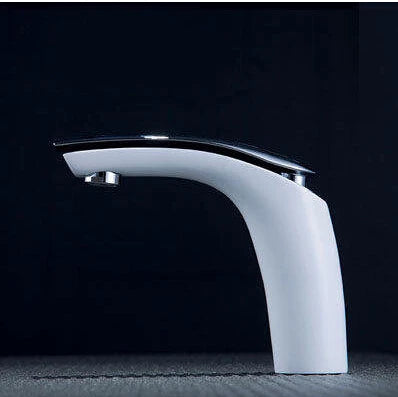 DecorBites™ Brass Baking Finish Basin Faucet - 12 Colors Hot/Cold Mixer Tap