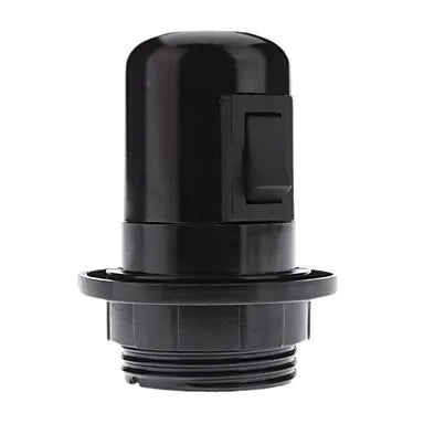 DecorBites™ E27 Base Bulb Socket Lamp Holder with Switch