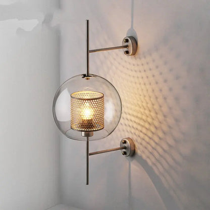 DecorBites™ Glass Industrial Wall Lights for Living Room Bedroom Dining Room