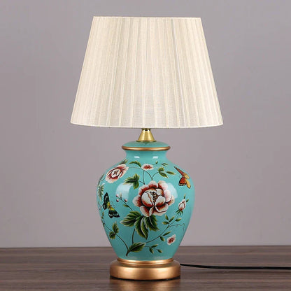 DecorBites™ LED Ceramic Table Lamp for Living Room, Bedroom, Study - Home Decor Lighting