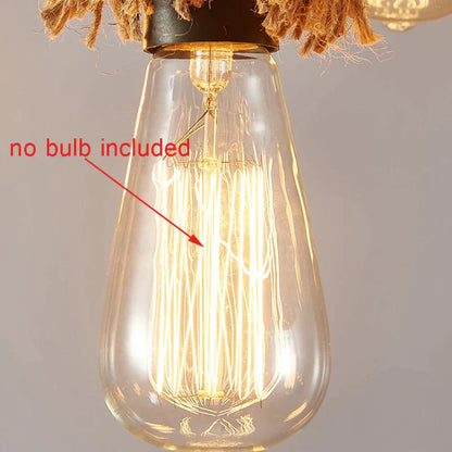 DecorBites™ Industrial Loft Chandelier for Living Dining Room Restaurant Bar Café Kitchen