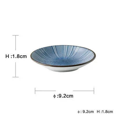 DecorBites™ Ceramic Dinner Plate Set - Round Solid Pattern, Made of Ceramic