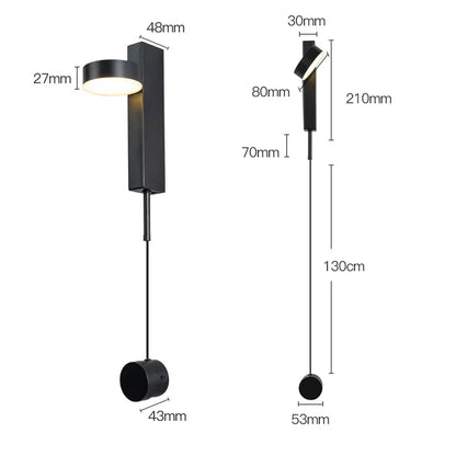 DecorBites™ Dimmable LED Wall Lamp for Living Room Art Wall Light - Modern Nordic Design