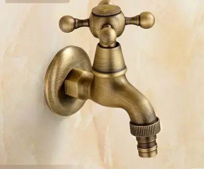 DecorBites™ Antique Garden Bibcocks Tap for Outdoor Washing, Bathroom, Mop, and More