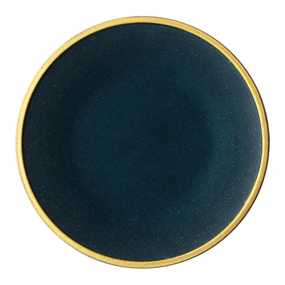 DecorBites™ Ceramic Western Dinnerware Set - Eco-Friendly Porcelain Plates, Bowls, and Cutlery