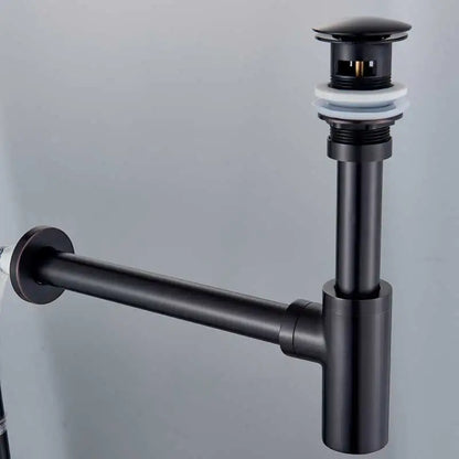 DecorBites™ Brass Basin Tap Siphon Kit, Pop Drain Deodorization, Chrome/Black/Bronze