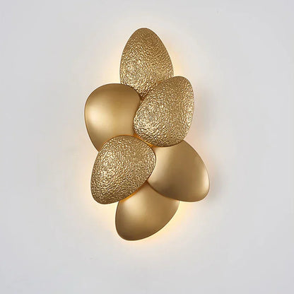 DecorBites™ Golden Stainless Steel LED Wall Sconce for Bedroom & Corridor