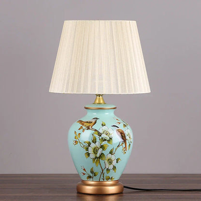 DecorBites™ LED Ceramic Table Lamp for Living Room, Bedroom, Study - Home Decor Lighting