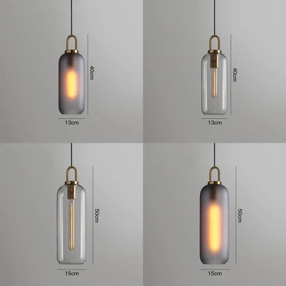 DecorBites™ Glass Ball Pendant Light: Luxury Restaurant & Bar Nordic Bedroom Lamp