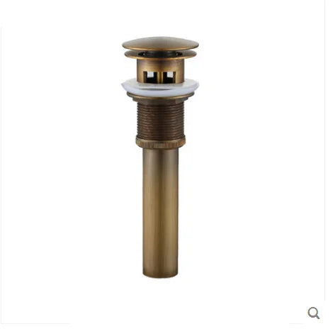 DecorBites™ Antique Brass Basin Sink Drain - 6 Styles