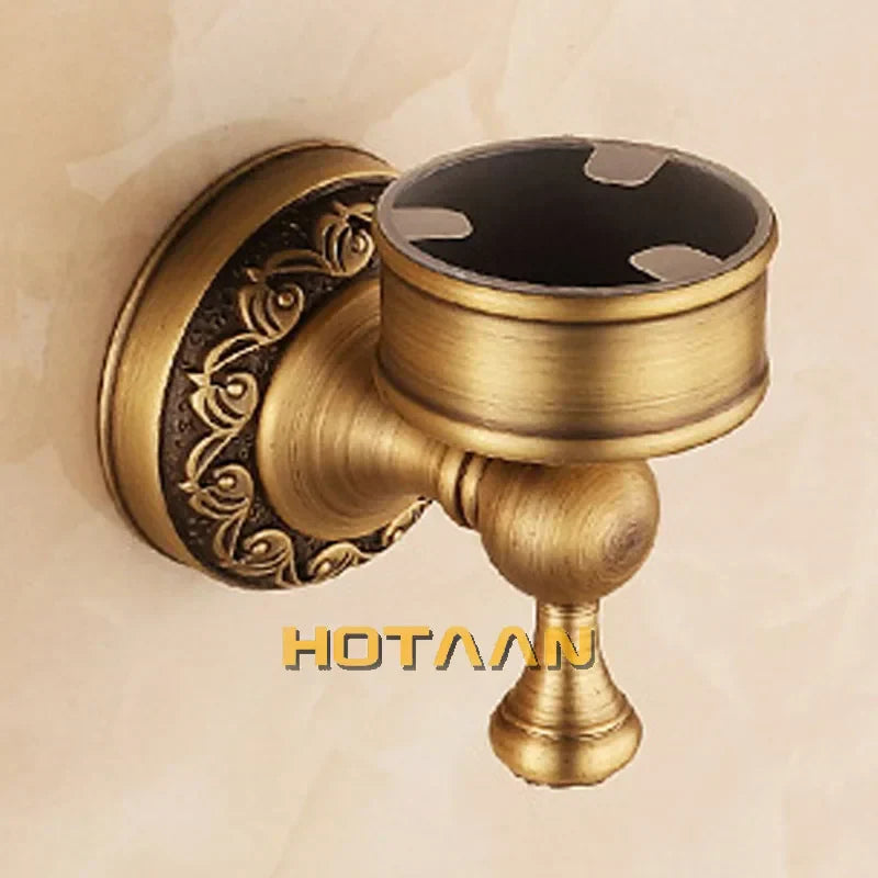 DecorBites™ Antique Brass Soap Holder, Pure Copper Bathroom Soap Basket