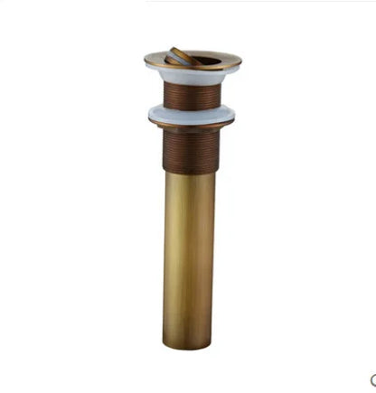 DecorBites™ Antique Brass Basin Sink Drain - 6 Styles
