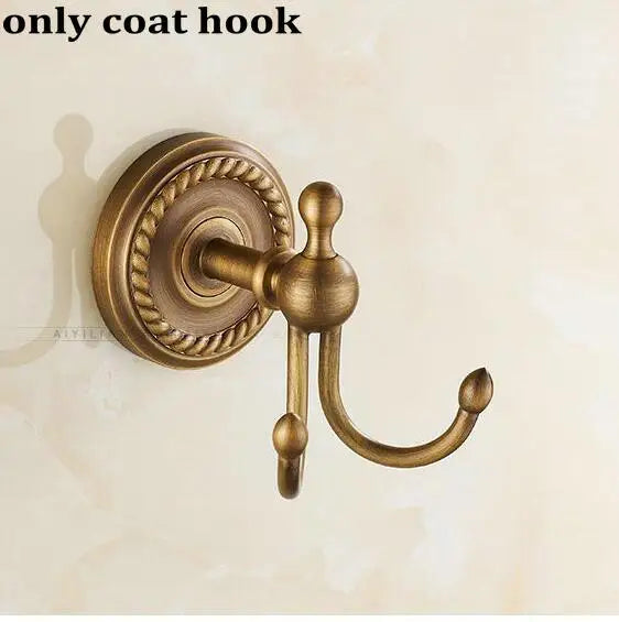 DecorBites™ Copper Bathroom Accessories Set: Towel Rack, Bar, Cup Holder, Paper Holder, Cloth Hook