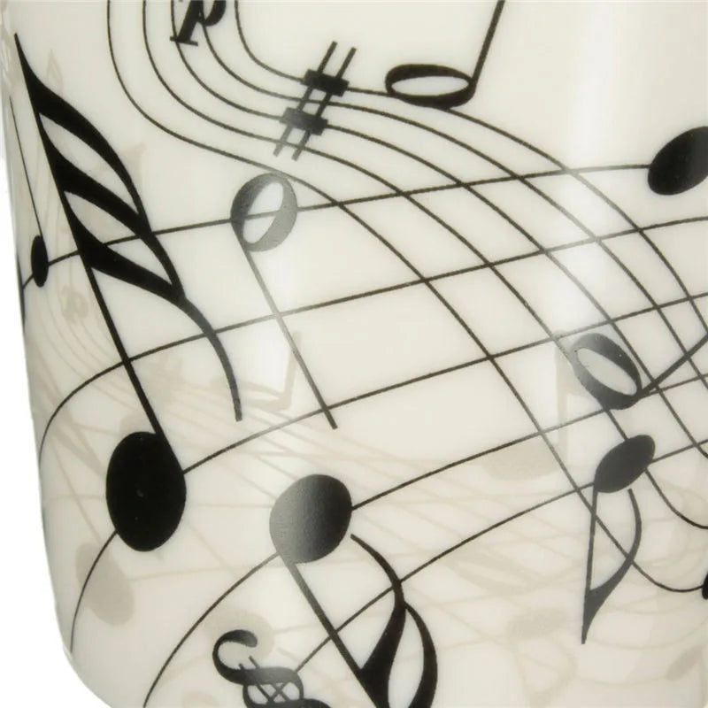 DecorBites™ Acoustic Guitar Mug 400ml Ceramic Coffee Cup Music Tea Tumbler Decoration