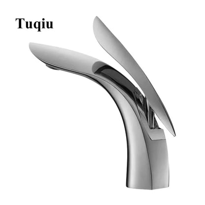 ™ Gold Brass Bathroom Faucet Single Handle Basin Mixer Tap - Rose Gold