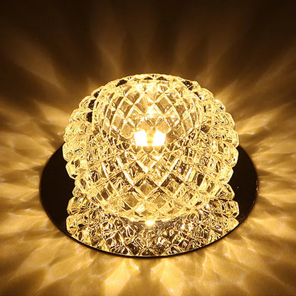 DecorBites™ Crystal LED Ceiling Chandelier for Aisle, Balcony, Porch, and Corridor Lighting