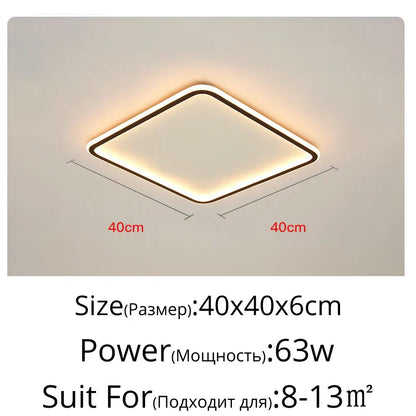 DecorBites™ Dimmable LED Ceiling Chandelier for Living Bedroom Study Room Lighting