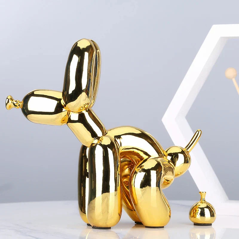 DecorBites™ Balloon Dog Statue: Modern Nordic Resin Art Sculpture for Home Decor