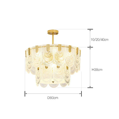 DecorBites™ Luxe Palace Ceiling Chandelier - Elegant LED Lighting for Home and Hotel