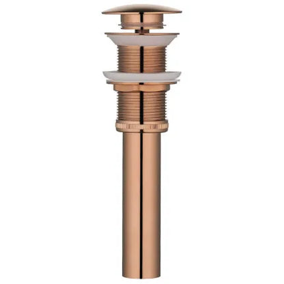 DecorBites™ Brushed Gold Pop-Up Drain Stopper for Bathroom Sink Vessel Vanity