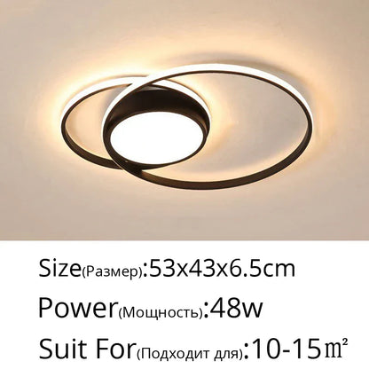 DecorBites™ LED Ceiling Light: Modern Home Lighting Fixture for Living, Dining, Bedroom