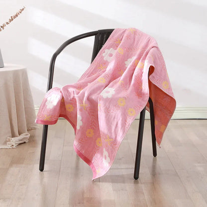 DecorBites™ Cotton Gauze Bath Towel -different styles