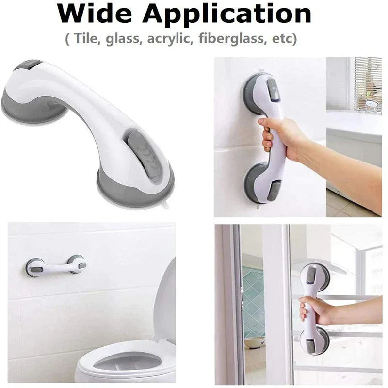 DecorBites™ Bathroom Safety Grab Bar Handle for Elderly - Suction Cup Handrail