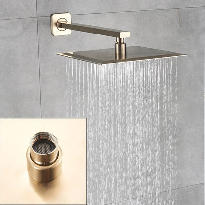 DecorBites™ 8" Rainfall Shower Faucet Set with Handshower, Single Handle Mixer Tap