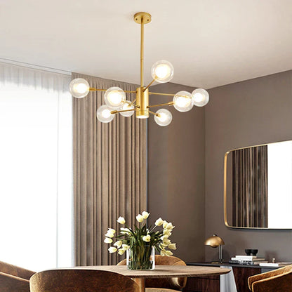 DecorBites™ Glass Ball Chandelier Modern Spotlight Pendant Lamp Lighting
