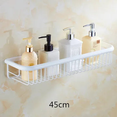 ™ Gold Brass Bathroom Shelf with Soap Holder 30cm/45cm